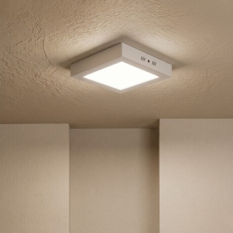 PLCA018 Panel LED Cuadrado de Adosar 18W Luz Neutra