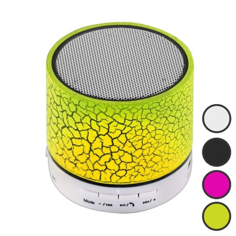 Parlante Portatil Bluetooth Cilindro Craquelado Colores Parlante Portatil Bluetooth Cilindro Craquelado Colores