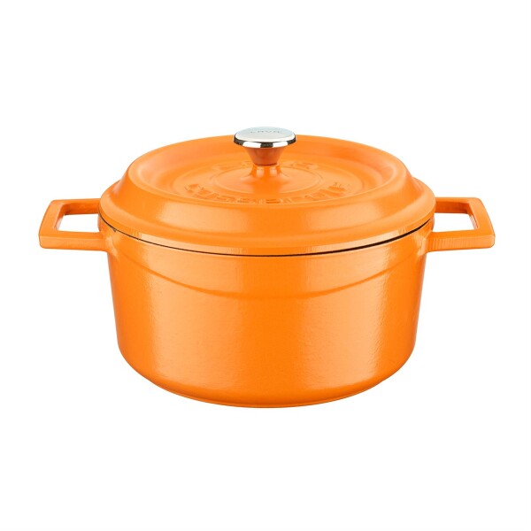 Cacerola Redonda 20CM Naranja Lavacast