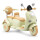 Moto A Batería Retro Doble Infantil C/Luz Sonido Verde