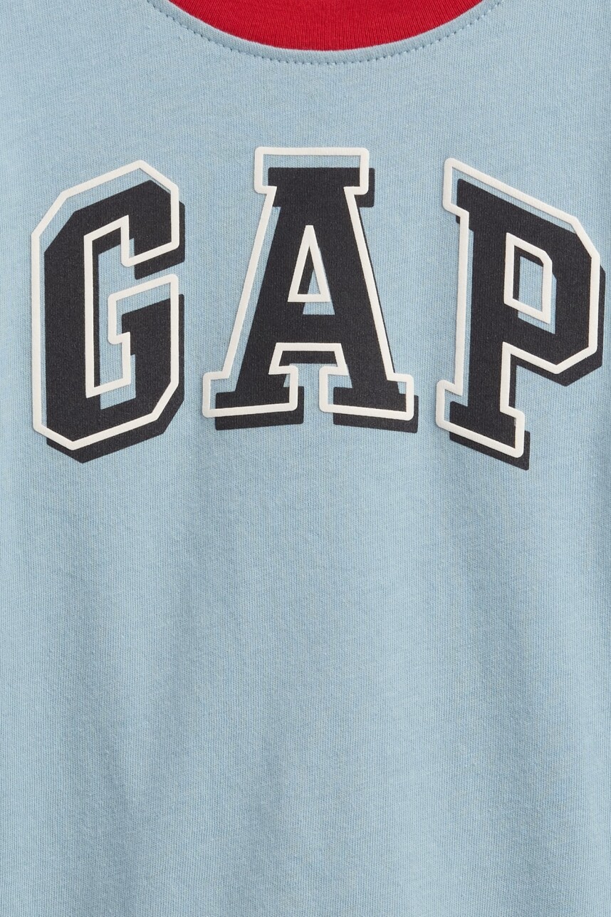 Remera Logo Gap Toddler Niño Blue Ice