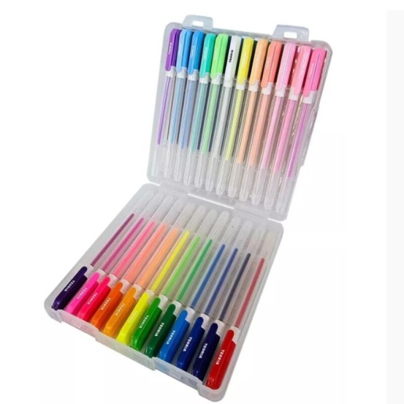 Bolígrafo Gel Estuche x48 Teoría+ LAPICERA GEL ESTUCHE X 48 TEORIA