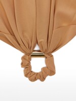Coletero Con Lazo beige