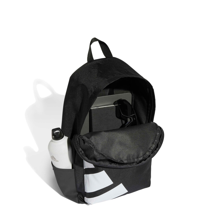 Mochila Adidas School Badge of Sport Negro - Blanco