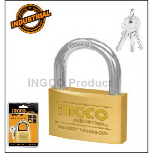 CANDADO BRONCE 30MM INGCO 3 LLAVES DBPL0302 CANDADO BRONCE 30MM INGCO 3 LLAVES DBPL0302