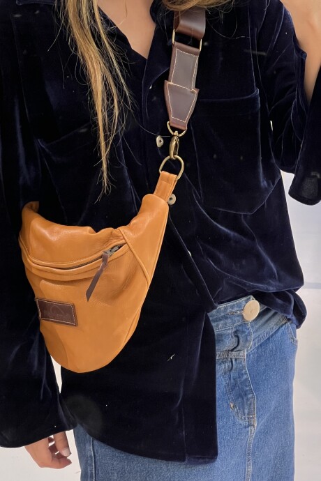 Leather Fanny Pack Camel