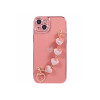 Protector para iPhone 15 diseño corazones rosa Protector Para Iphone 15 Diseño Corazones Rosa