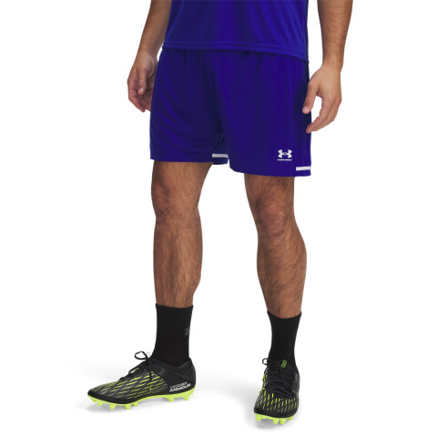 UA M Challenger Short-BLU BLK-001