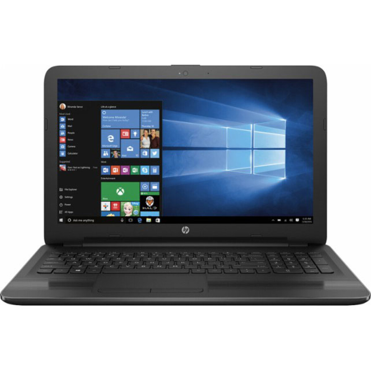 Notebook HP Quadcore 2.4GHZ, 4GB, 500GB, 15.6", Win 10 