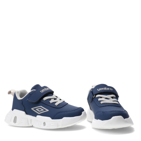 Championes Infantiles Umbro Tory Azul Marino - Azul Marino - Gris