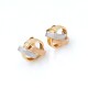 Caravanas en 3 tonos de oro 18k Caravanas en 3 tonos de oro 18k