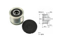 Polea Alternador Marcha Libre Toyota Hilux Volks Amarok 4X2 4X4 11-25 Polea Alternador Marcha Libre Toyota Hilux Volks Amarok 4X2 4X4 11-25