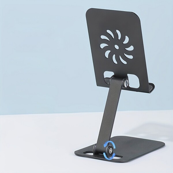 Soporte Base Porta Celular Escritorio Mesa Ajustable 360 Color Variante Negro
