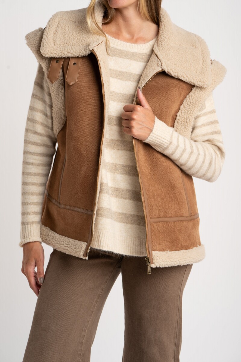 Chaleco Gamulan Camel