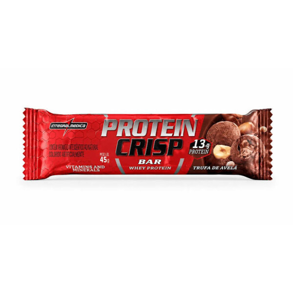Protein Crisp Avellana | Barra de Proteína Crocante | 45 g - Integralmédica Protein Crisp Avellana | Barra de Proteína Crocante | 45 g - Integralmédica