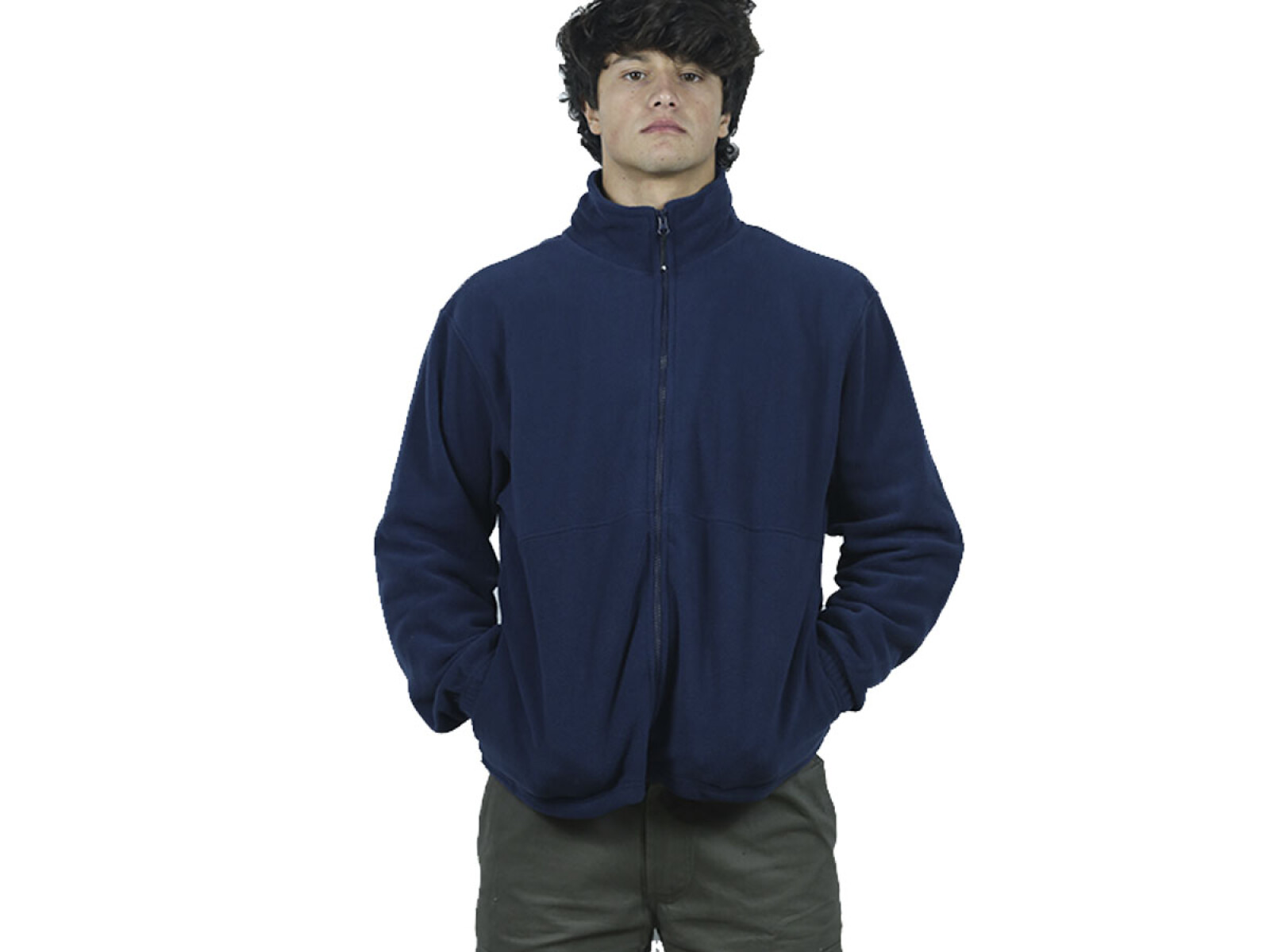 Campera Polar Unisex - Azul marino 