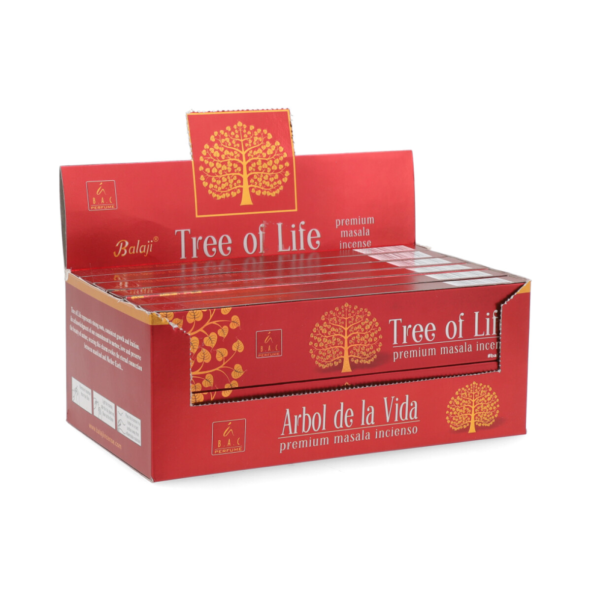 INCIENSO BALAJI CAJA DE MASALA 15GR X12 - Tree Of Life 