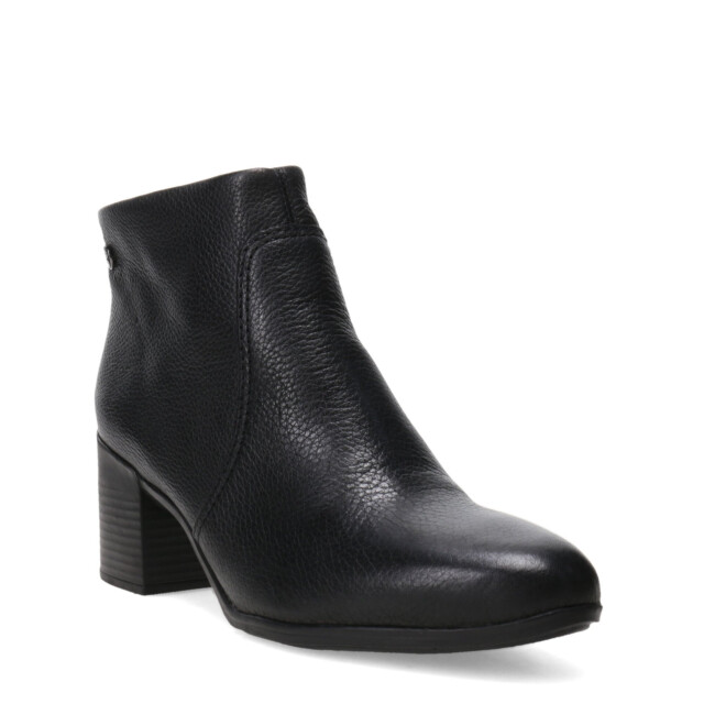 Bota de Mujer Bottero Caña Baja de Cuero Negro