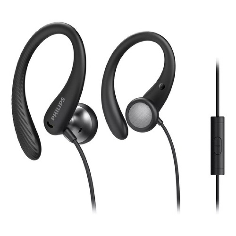 Auriculares Philips In Ear línea Action Fit cableados con manos libres Negro