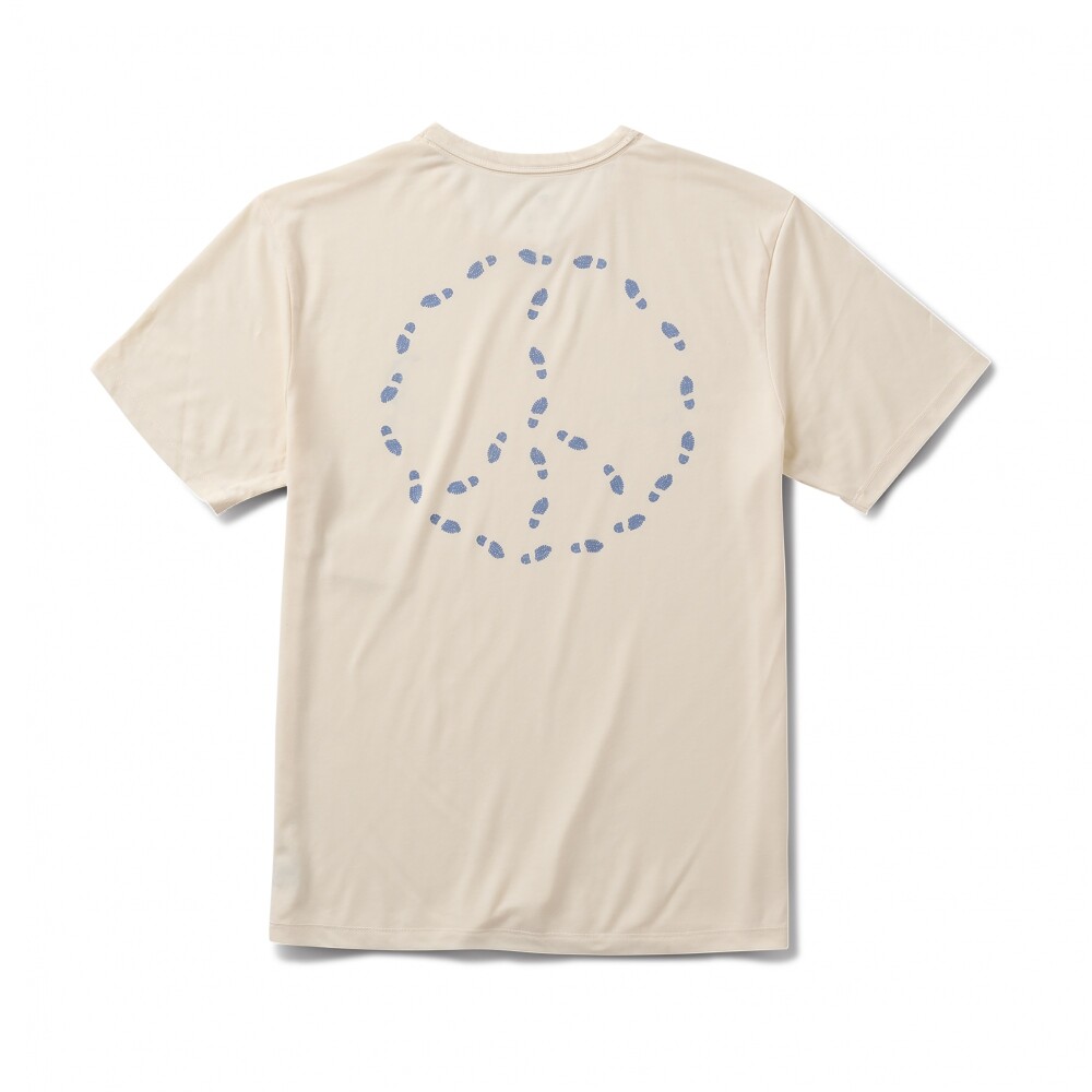 Polo Running Mathis Active Ss Hombre Unbleached