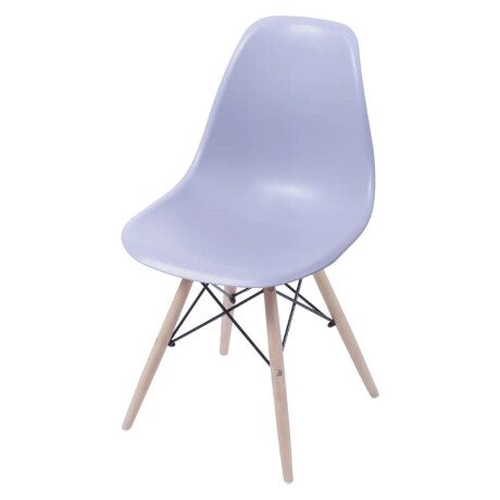 Kit x4 Silla Eames DKR Base En Madera Gris