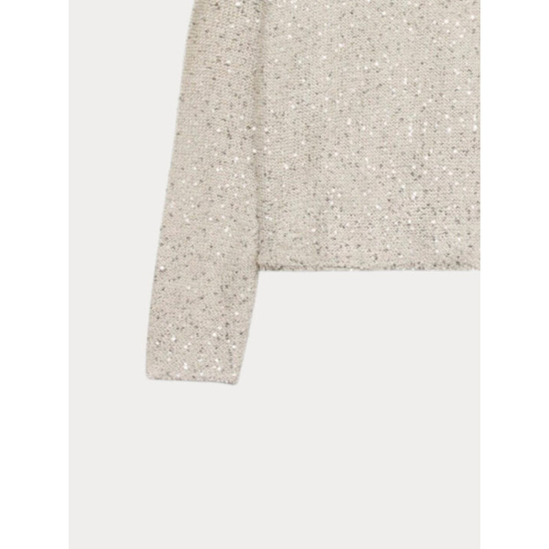 VMLEILANI NEW LS V-NECK PULLOVER REP Pumice Stone
