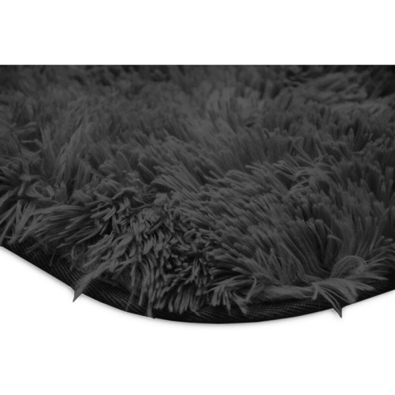 Alfombra Peluda Lumax Shaggy 1.5 X 2.0 Mts Negro