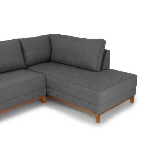 Rinconera Amadeus Chica - Tela Microfibra - Chaise Derecho 2160 (Grafito)