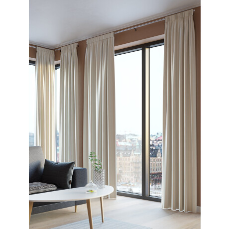 Cortina Austra 1X140X300 Terciopelo Beige