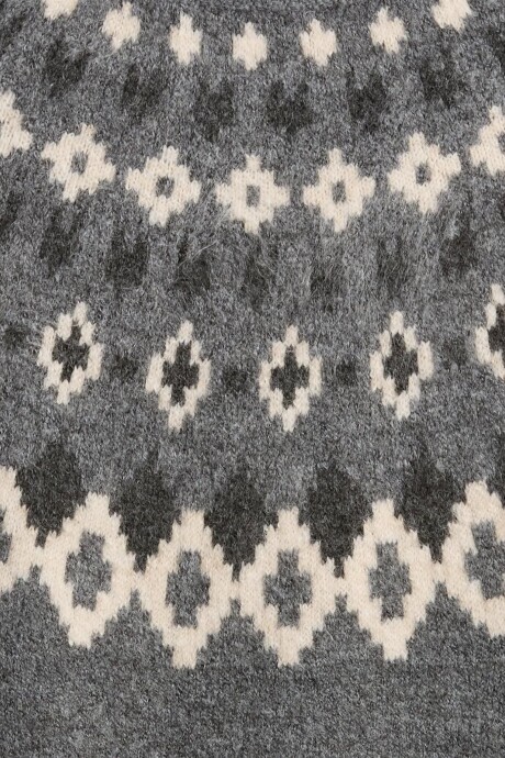 Buzo Polera Fairisle Mujer B25 Grey Heather