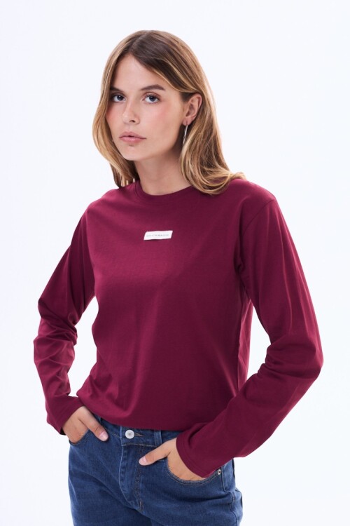 Remera Freya Bordo