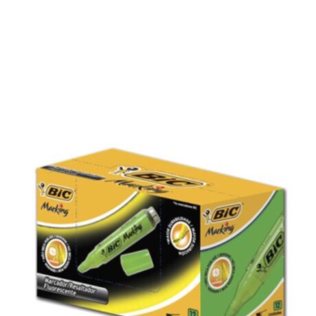 DESTACADOR BIC VERDE MARKING BOX UNIDAD DESTACADOR BIC VERDE MARKING BOX UNIDAD