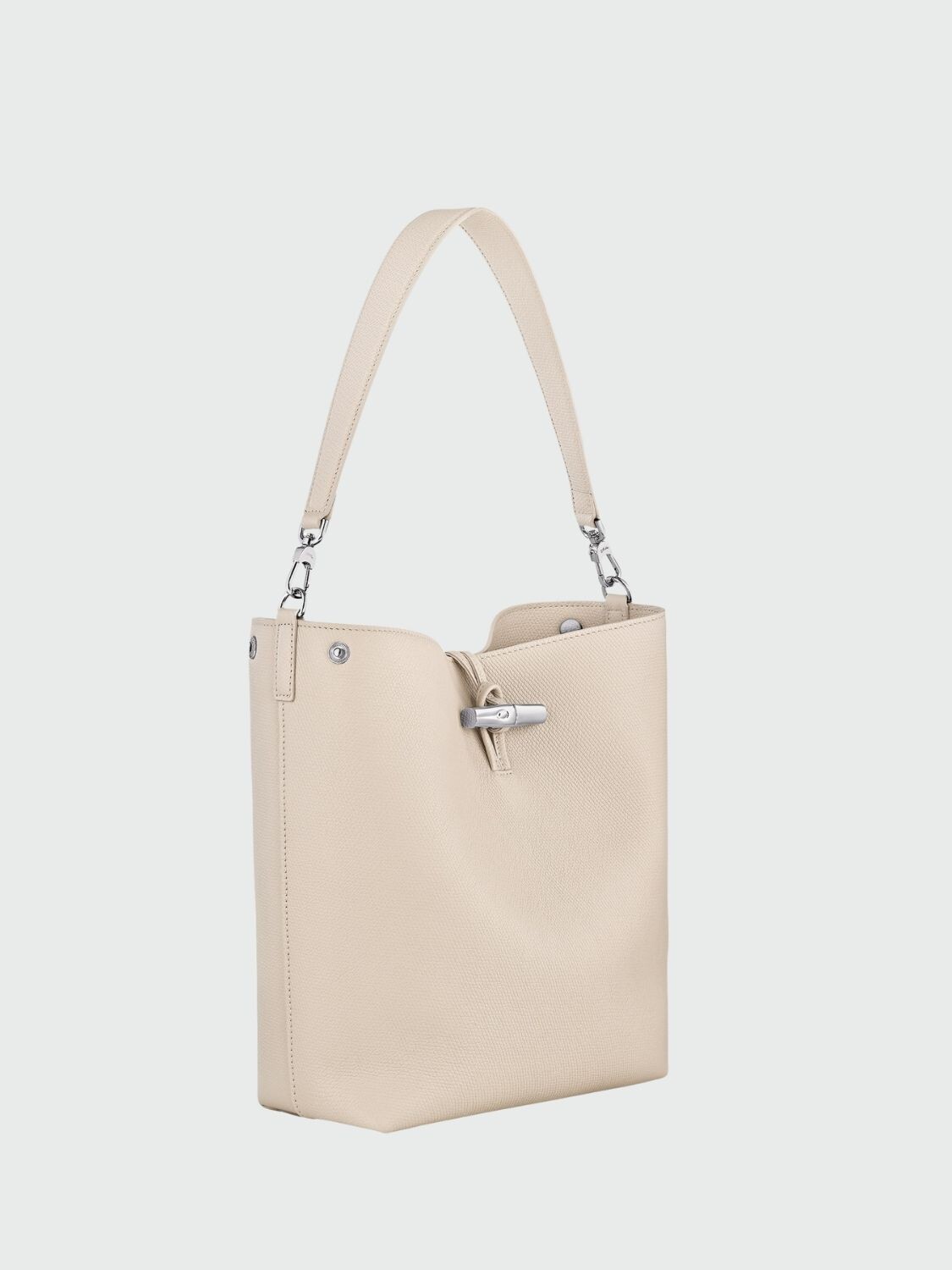 Longchamp -Le Roseau M Shoulder Bag Beige