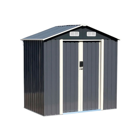 Caseta Galpón Jardín Lumax Hampton Gris Oscuro 193x121x190 Caseta Galpón Jardín Lumax Hampton Gris Oscuro 193x121x190