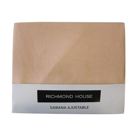 Sábana Ajustable Queen Size Richmond House 100% Microfibra SALMON