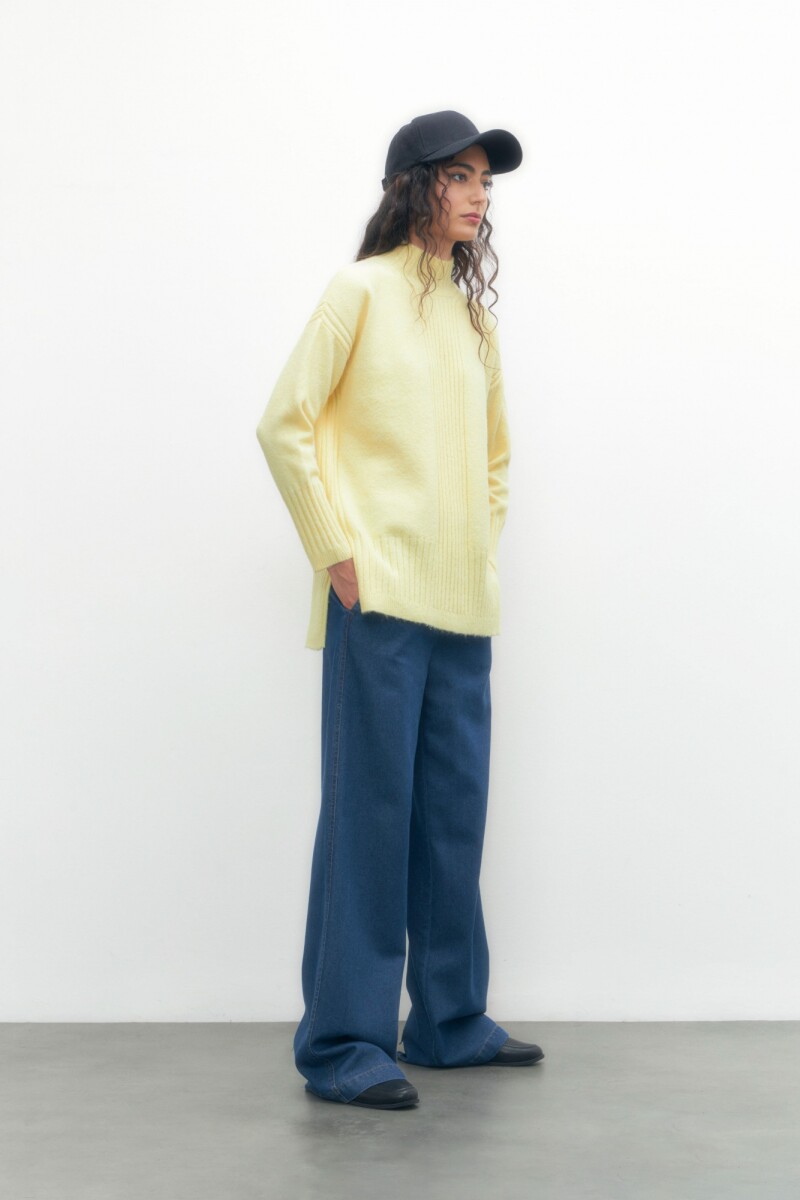 Polera oversized amarillo