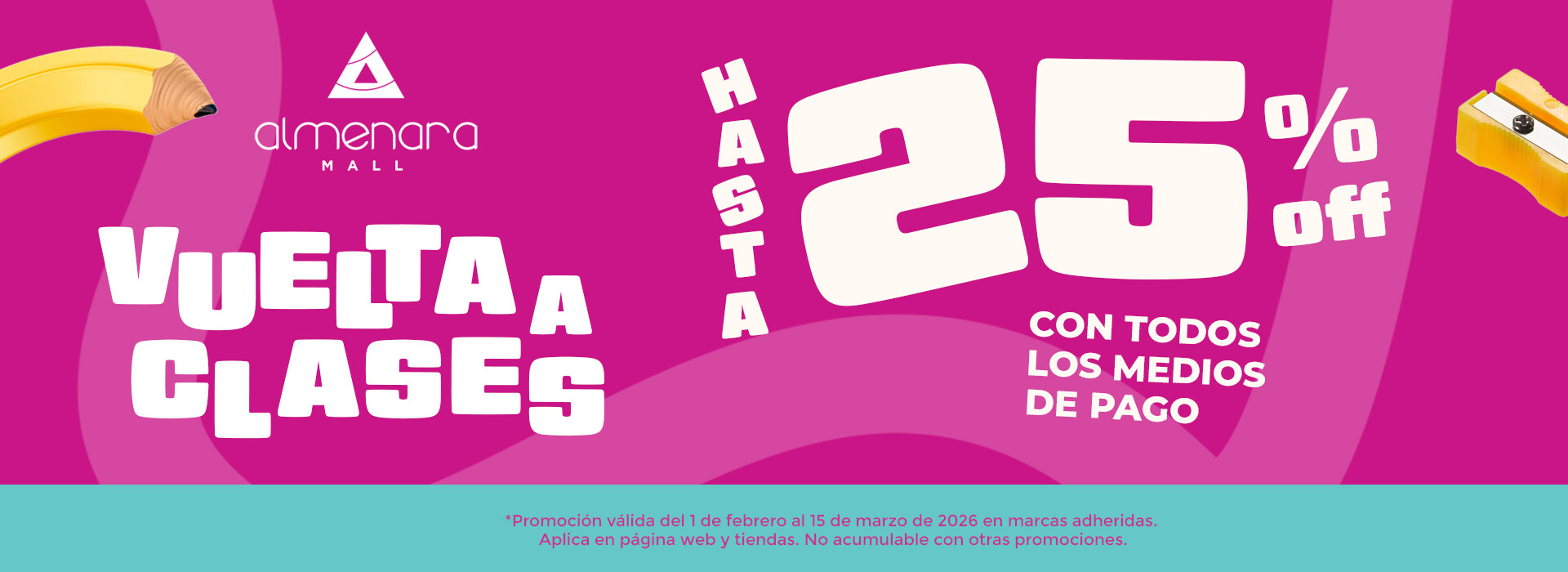 Vuela a Clases hasta un 25 off