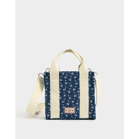 Cartera Mini City Teddy Azul Gastado