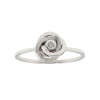 Anillo Nudo de Luz de oro blanco 18k con brillante Anillo Nudo de Luz de oro blanco 18k con brillante