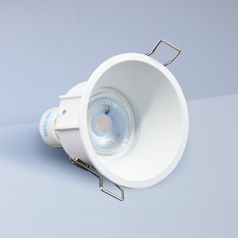 Downlight redondo profundo VERFA blanco GU10 IP20 MN3022