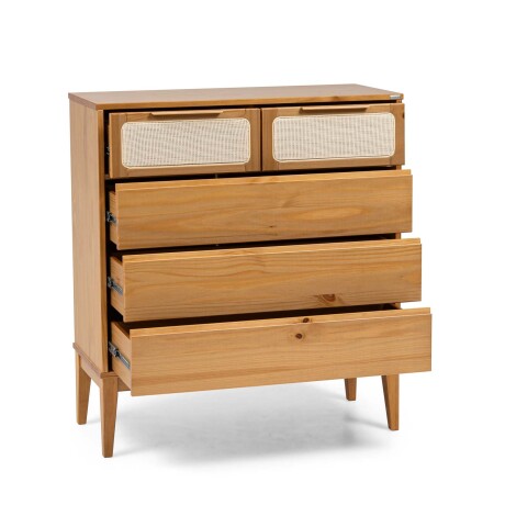 COMODA MADERA-MACIZA MARRON PRAGA