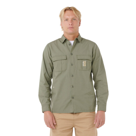 Camisa Rip Curl Search Destroy - Verde Camisa Rip Curl Search Destroy - Verde