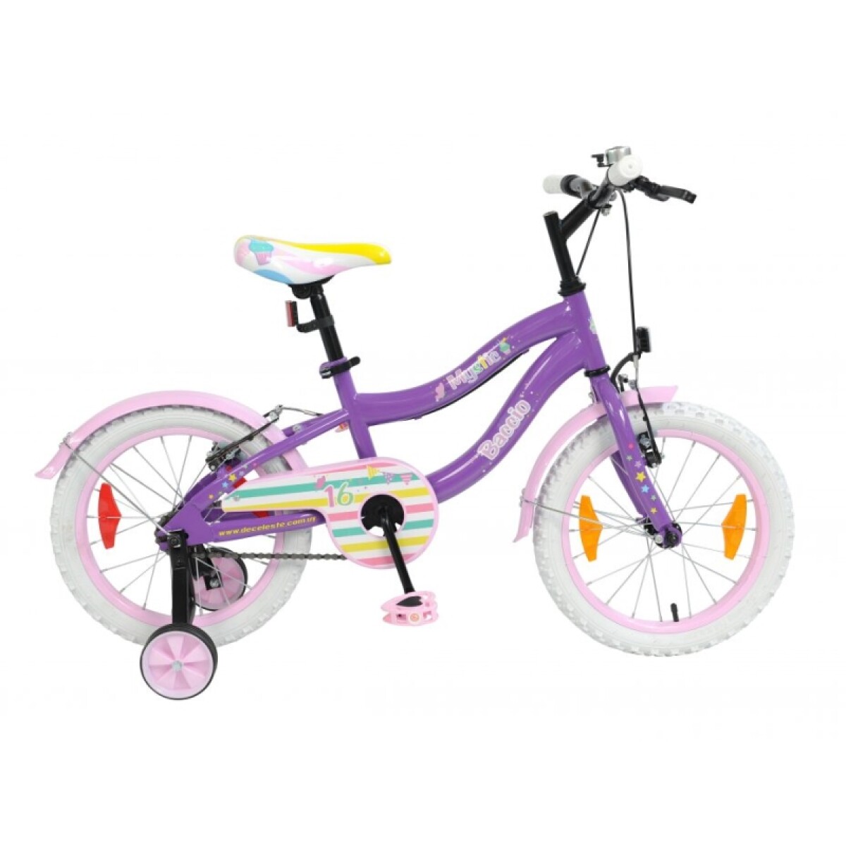 Bicicleta Baccio R.16 Niña Mystic (std) - Fucsia/violeta 