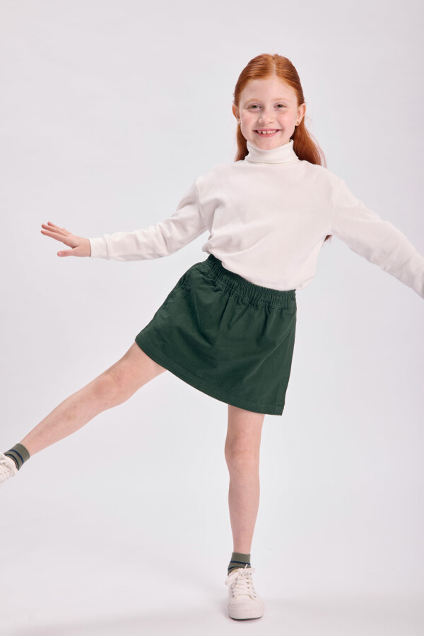 Short pollera Verde