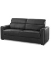 Sillon 100% Cuero 2 Cuerpos Sublime Negro