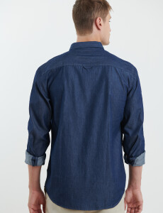 012614 CAMISA HARRY Azul Oscuro