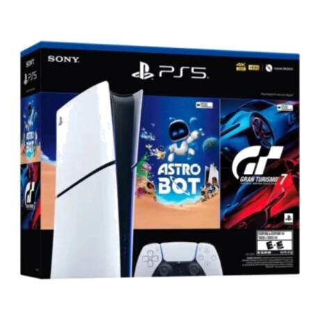 Consola Sony PlayStation 5 Slim Digital + ASTRO BOT + Gran Turismo 7 Consola Sony PlayStation 5 Slim Digital + ASTRO BOT + Gran Turismo 7