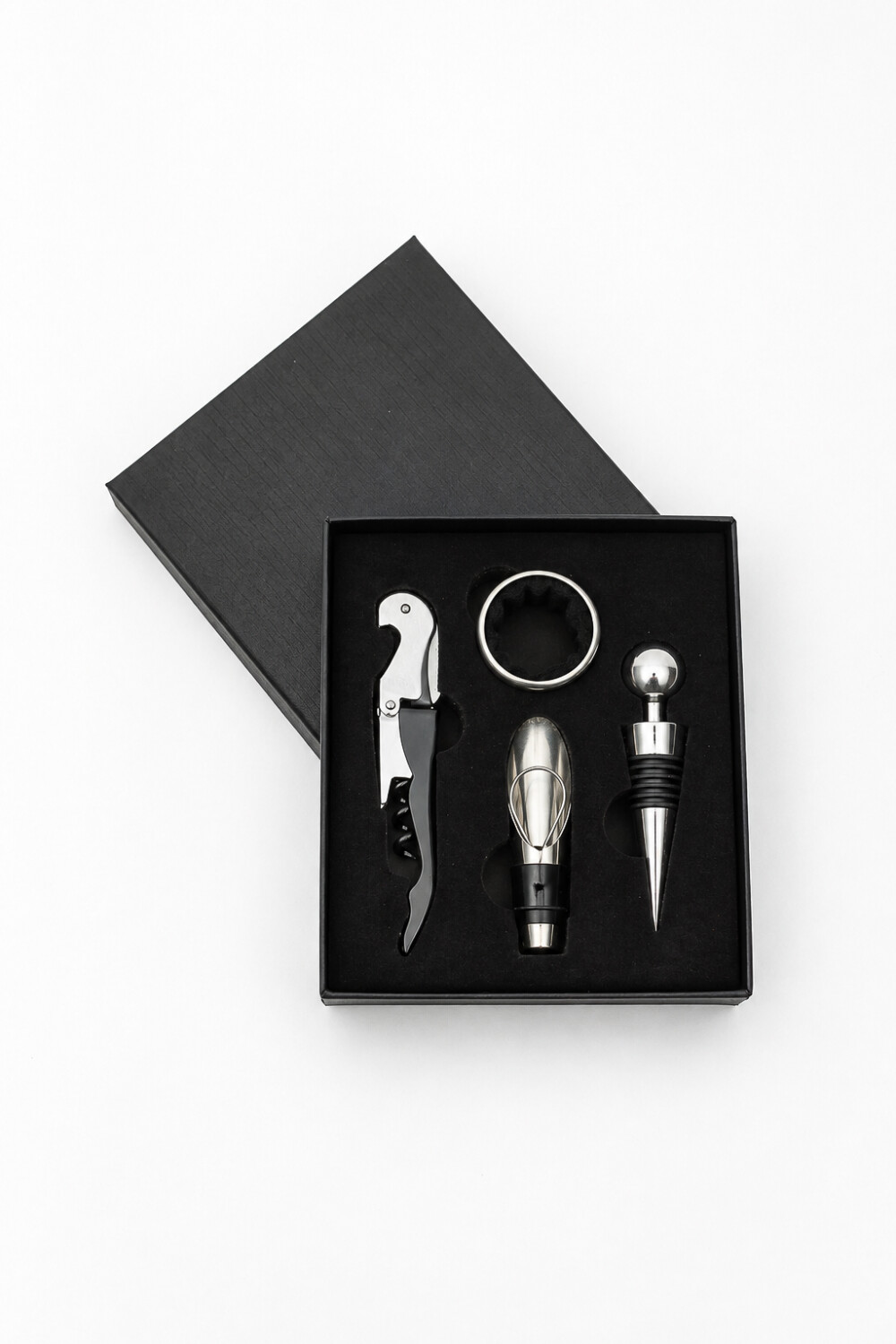 Accesorios Cristalería Set Para Vino, 4 Piezas Color Unico