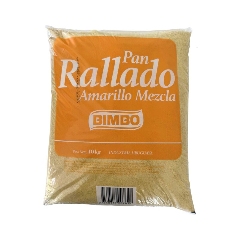 PAN RALLADO AMARILLO BIMBO - 10 KG Pan Rallado Amarillo Bimbo - 10 Kg
