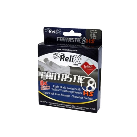 Relix Multifilamento Fantastic 8 150m No 1.2 0.28 mm 35 lb DA Relix Multifilamento Fantastic 8 150m No 1.2 0.28 mm 35 lb DA